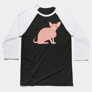 Smart Cat Brain Baseball T-Shirt